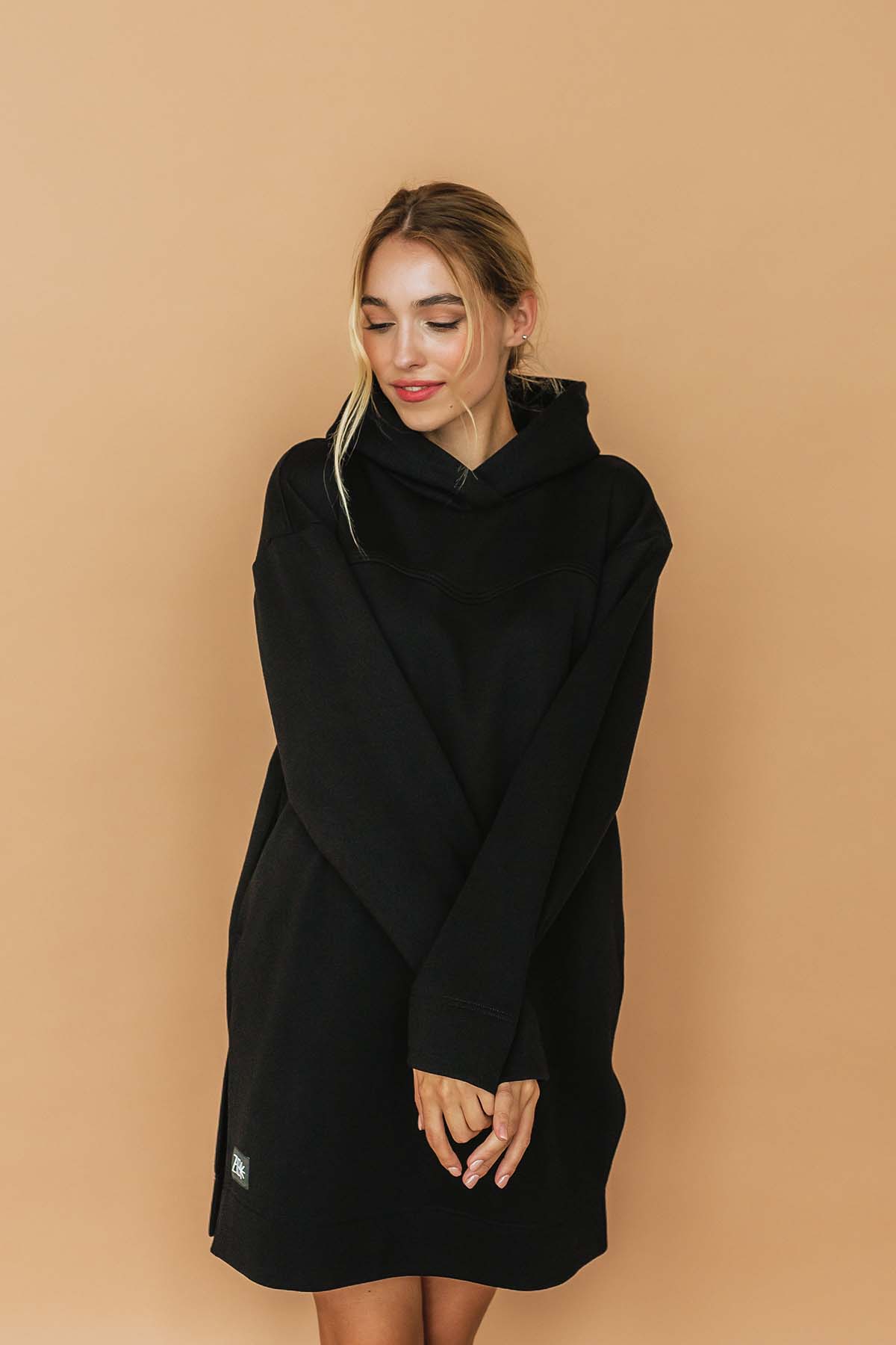 Long Hoodie dress - Black – ZIB*