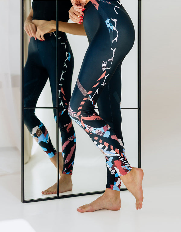 Printed leggings for women Wild Rhythm