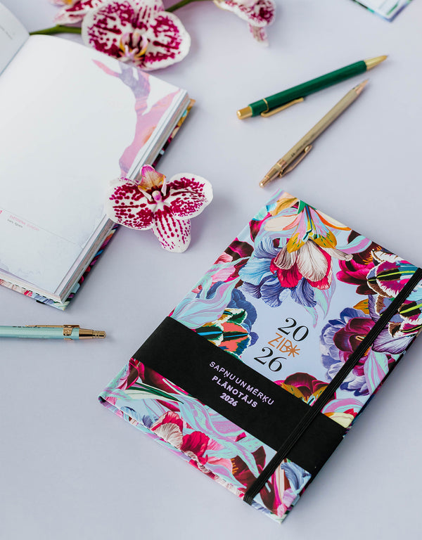 Planner 2026 Garden of Thoughts - Light violet