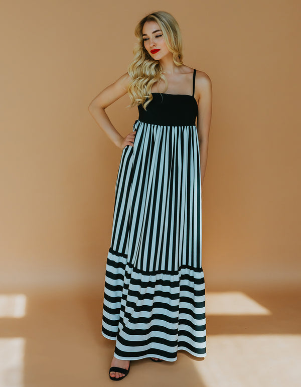 Cami maxi Dress - Striped