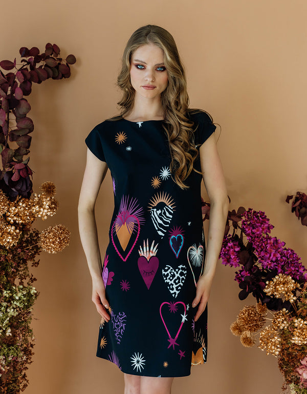 Tunic dress - Golden Heart