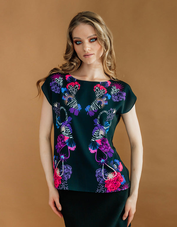 Chiffon top - Kaleidoscope of Dreams